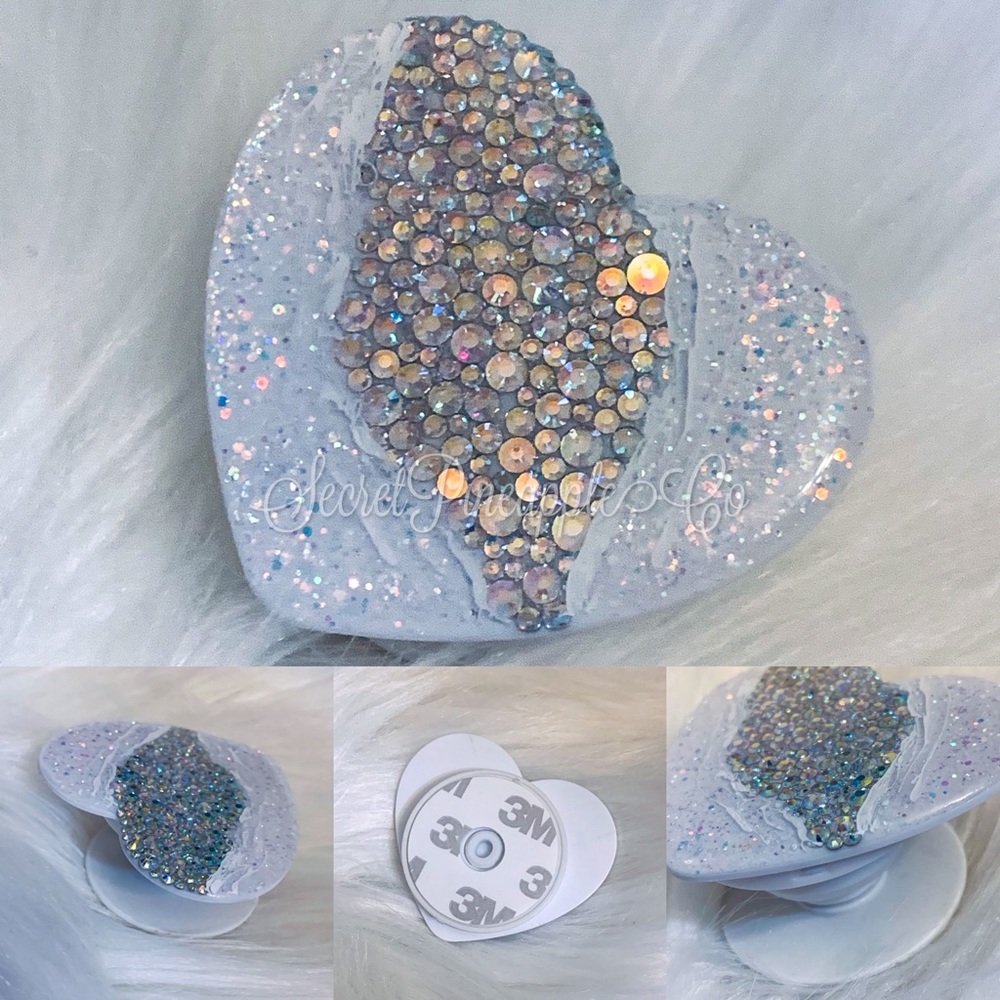 *HANDMADE* Crystal Bling Pop Socket
